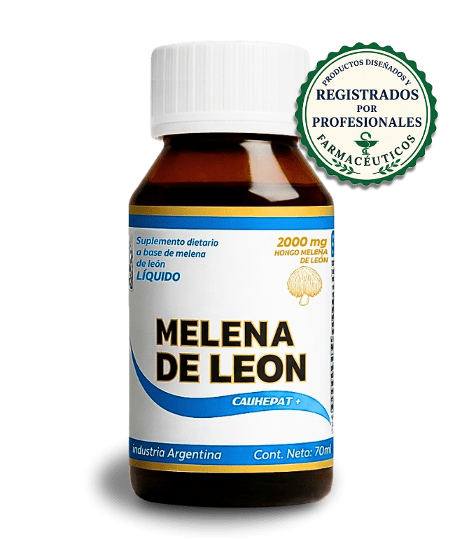 Melena de León líquido Calihepat Plus 70 ml Frasco de Melena de León Calihepat Plus en líquido de 70 ml