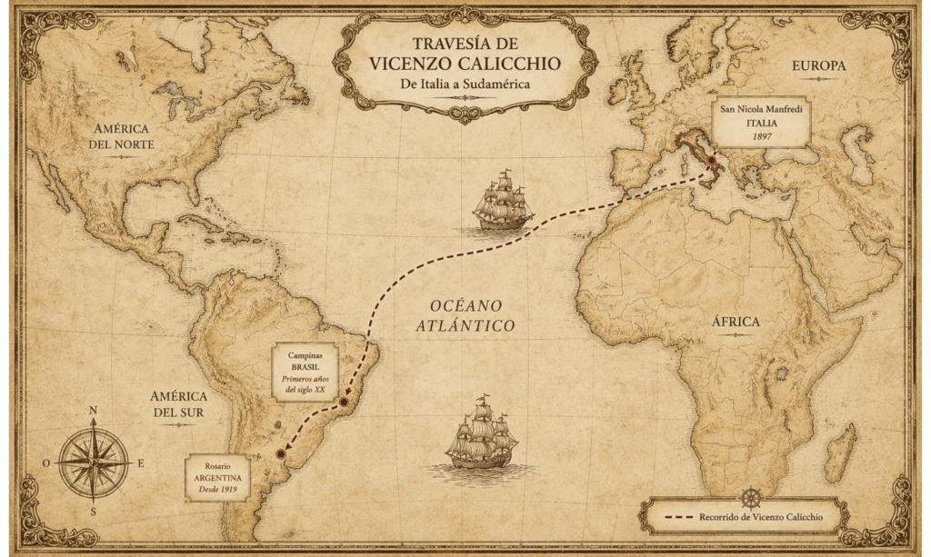 Imagenes WEB (22) mapa de la travesia de Vicenzo Calicchio